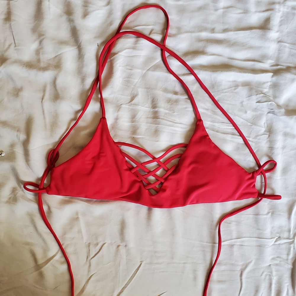 *BUNDLE 4 BIKINIS FOR $25!* Etsy Tie Up Bikini Top